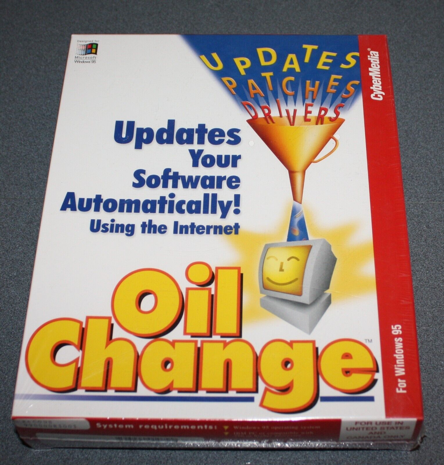 Oil Change CD-ROM (Windows 95, 1995) - Vintage Software - OLD - Outdated - NEW