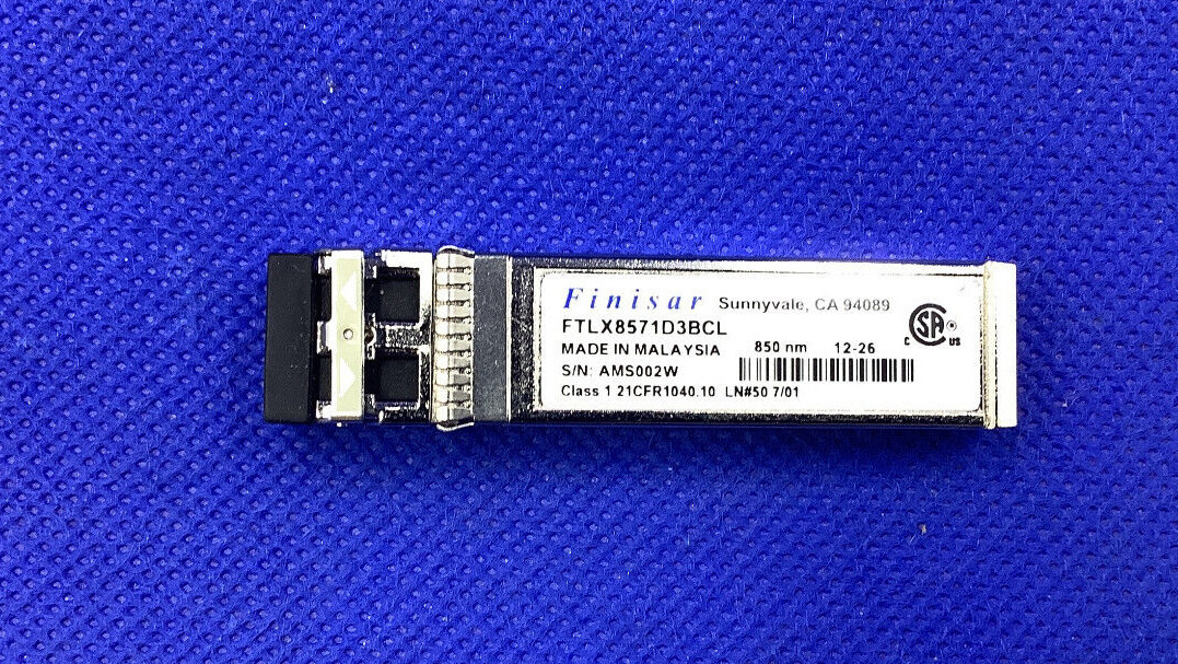 10pcs Finisar FTLX8571D3BCL SFP+SR/SW 10Gb/s 850nm Multimode SFP+ Transceiver