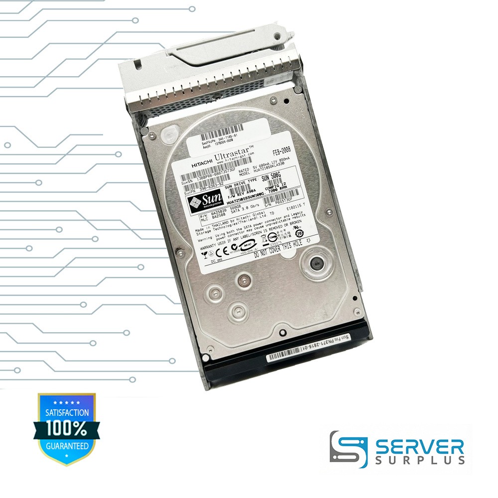 Sun Ultrastar 500GB SATA 7.2K 3.5 in Enterprise HDD | 390-0383-02 | 0A35830