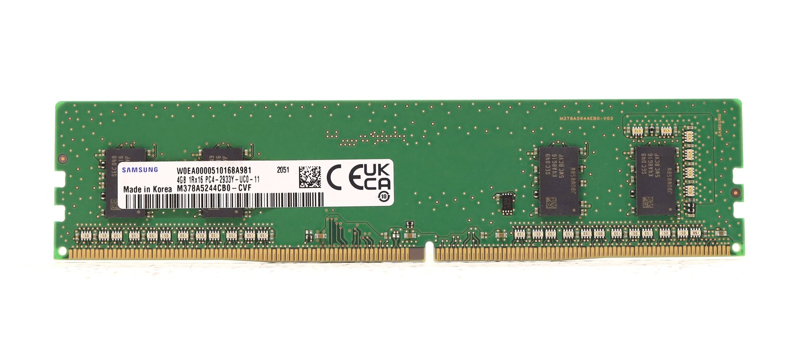 Samsung 4GB 1Rx16 PC4-2933Y-UC0-11 Non-ECC Desktop Memory P/N: M378A5244CB0-CVF