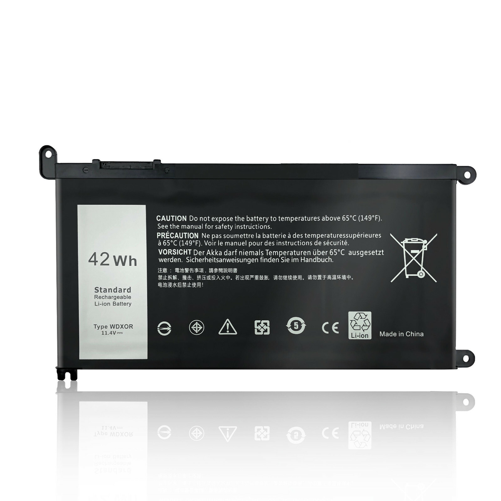 42Wh 11.4V Battery For Dell Inspiron 15 5565 5567 5568 5578 17 5765 5767 5770 