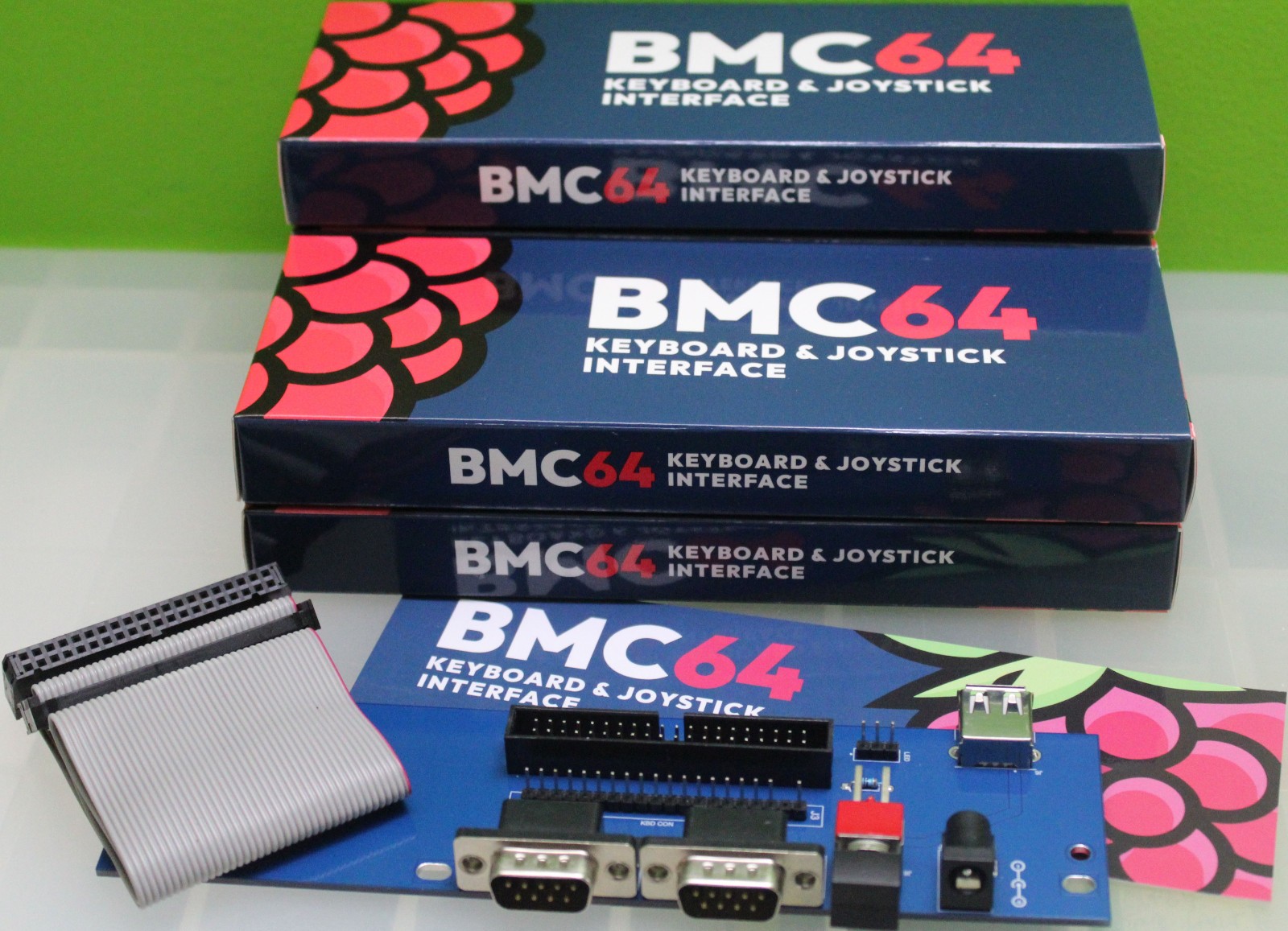 C-64 BMC64 Raspberry Pi Keyboard & Joystick Interface with GPIO Cable [intF03]
