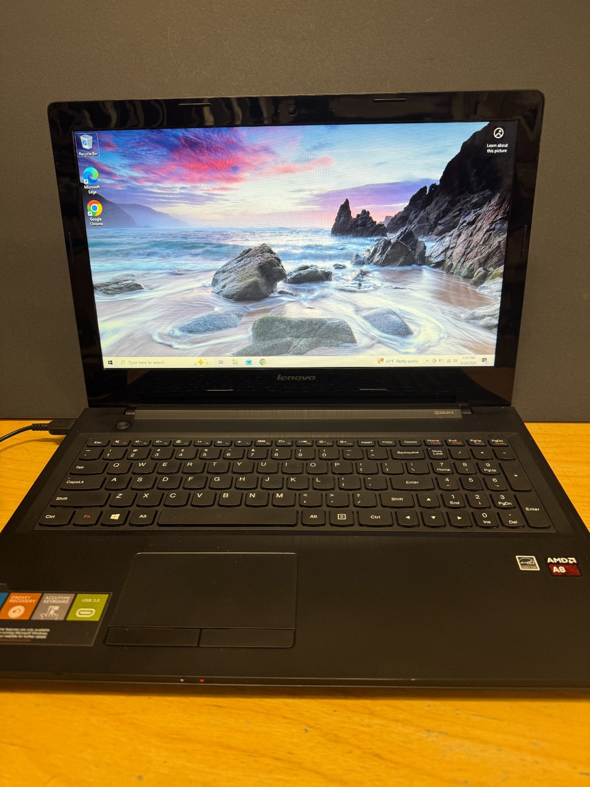 *Bad Battery* Lenovo G50-45 Laptop 80E30181US AMD A8-6410 15.6" HD 80E3