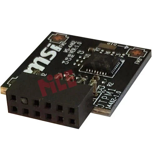 1PC NEW MSI MS-4462 TPM Module (12 Pin 12-1) SPI TPM 2.0 9672 Trusted Platform