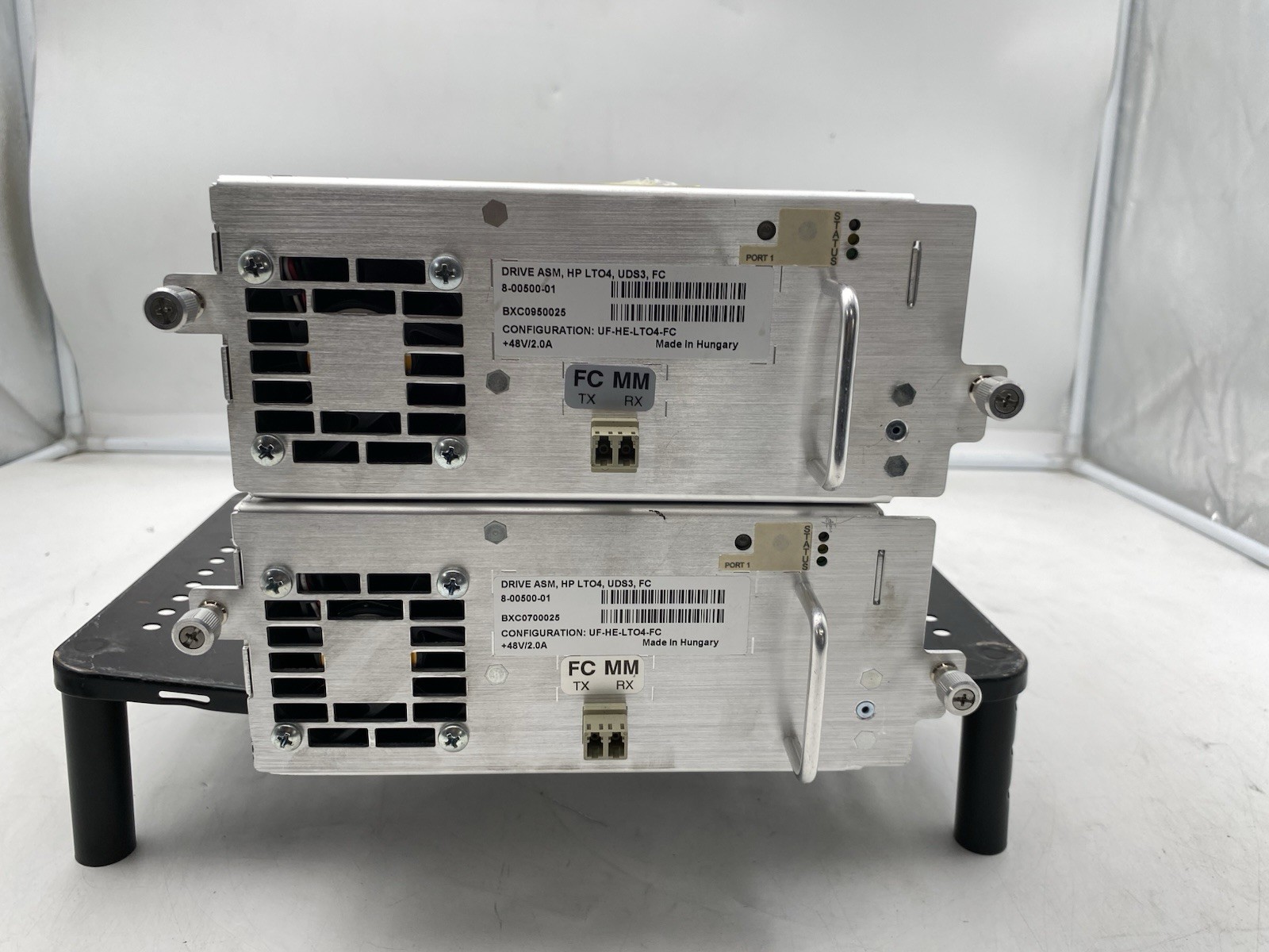 LOT OF 2 HP DRIVE ASM, HP LTO4, UDS3, FC UF-HE-LTO4-FC Tape Drive