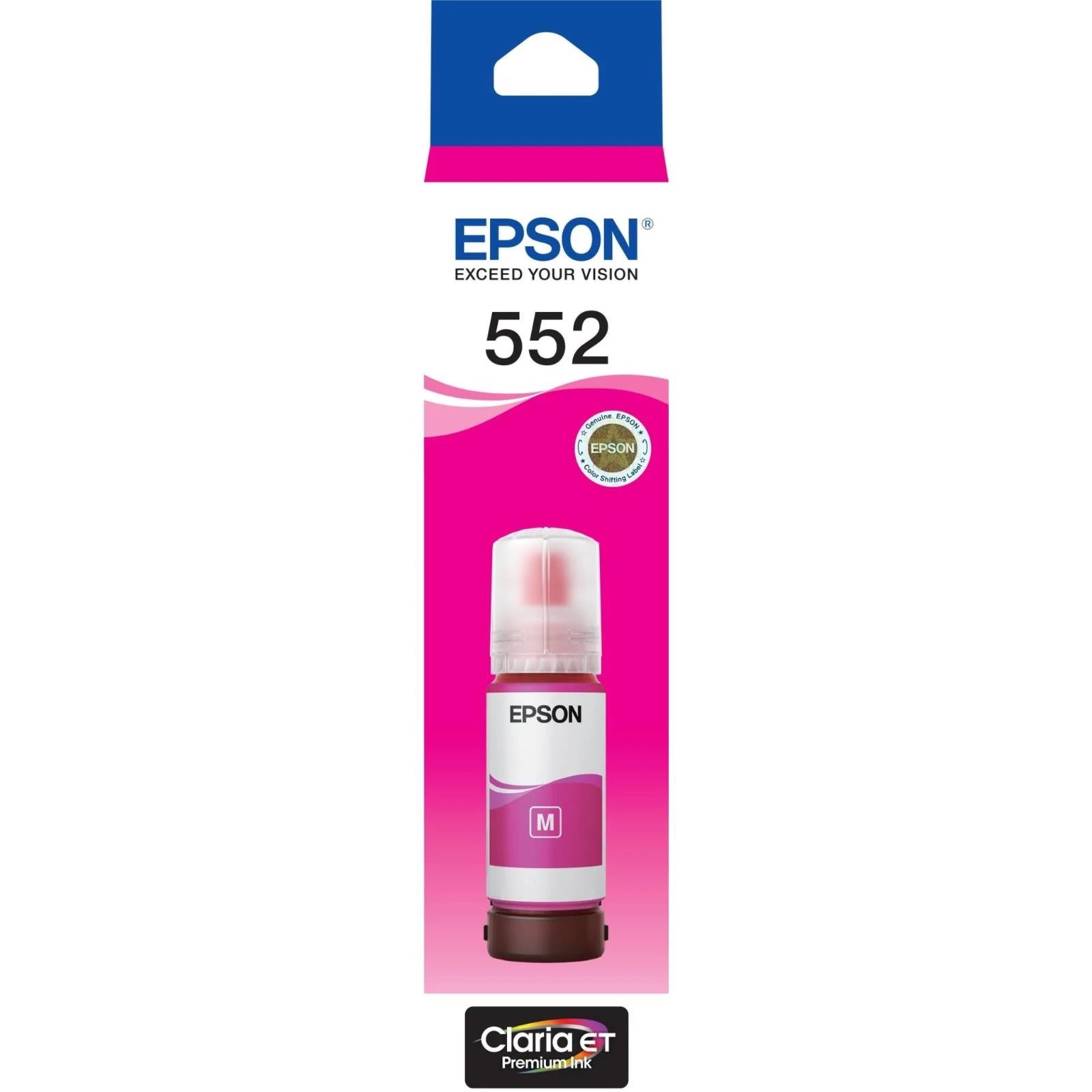 AU Epson T552 Magenta EcoTank 552 Ink Bottle Toner C13T06W392 Genuine Original