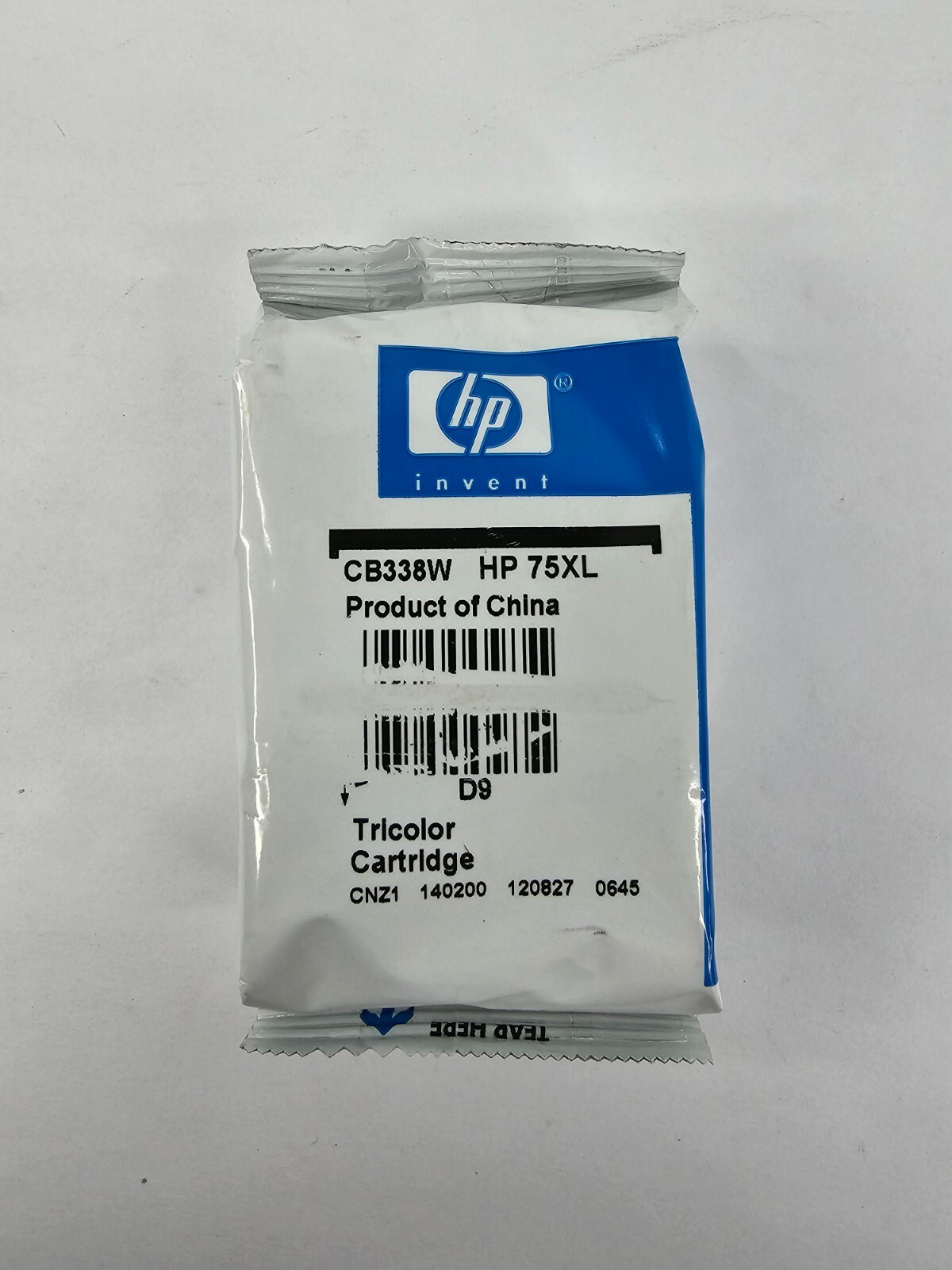 Nice/New/Foil Sealed Genuine OEM HP 75XL TriColor Ink Cartridge Exp unknown