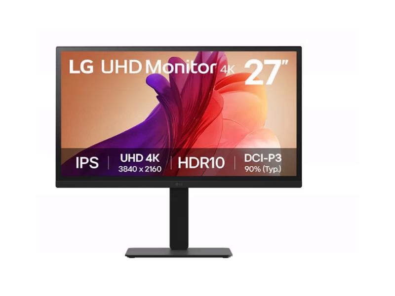 LG-New-27BA45U-B _ LG 27IN LCD 3840X2160 IPS TAA MNTR HDMI DP PIVOT SW