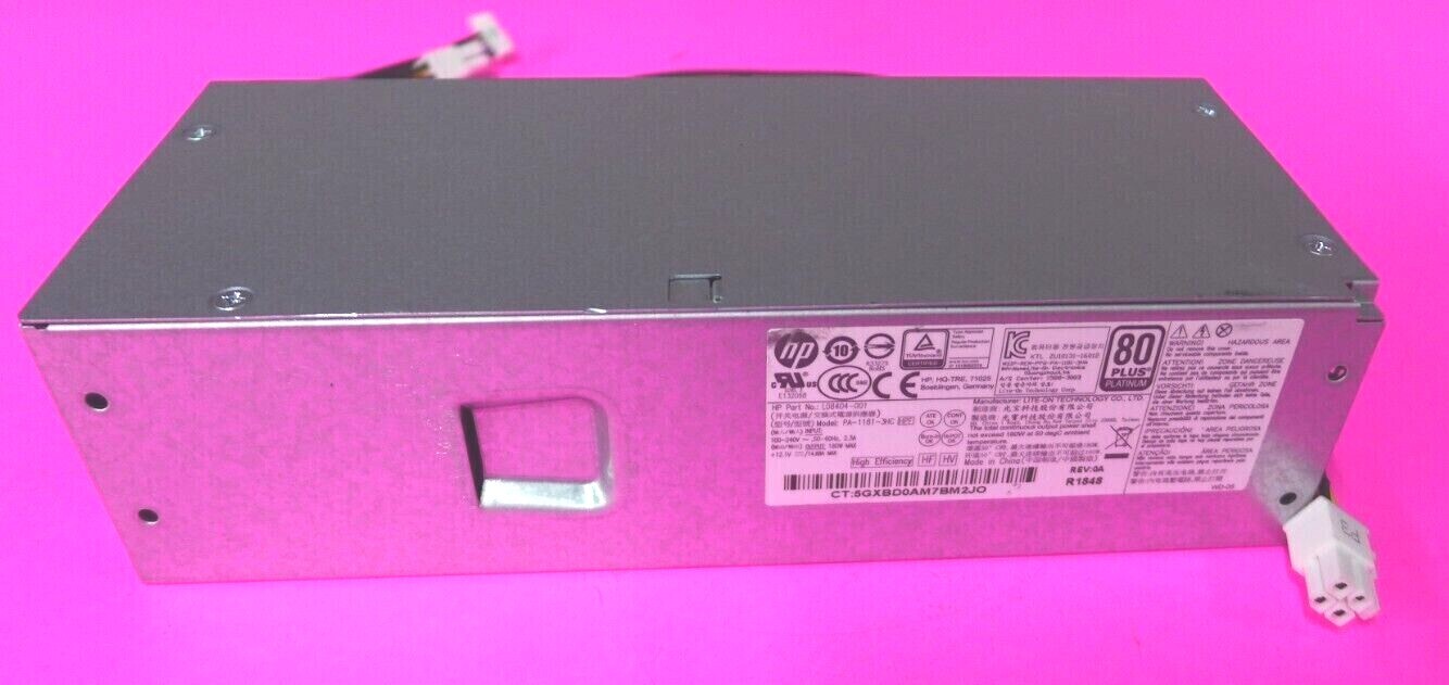Genuine HP ProDesk 600 G4 180W Power Supply Unit PA-1181-3HC-HPF L08404-001