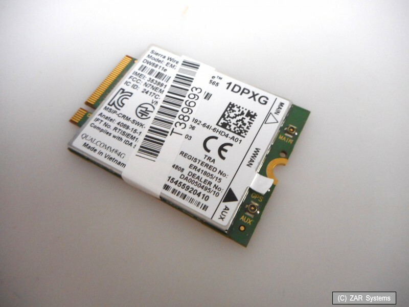 DELL DW5811E 1DPXG Qualcomm Snapdragon LTE-A EM7455 WWAN Card 4G Mini PCI, NEW