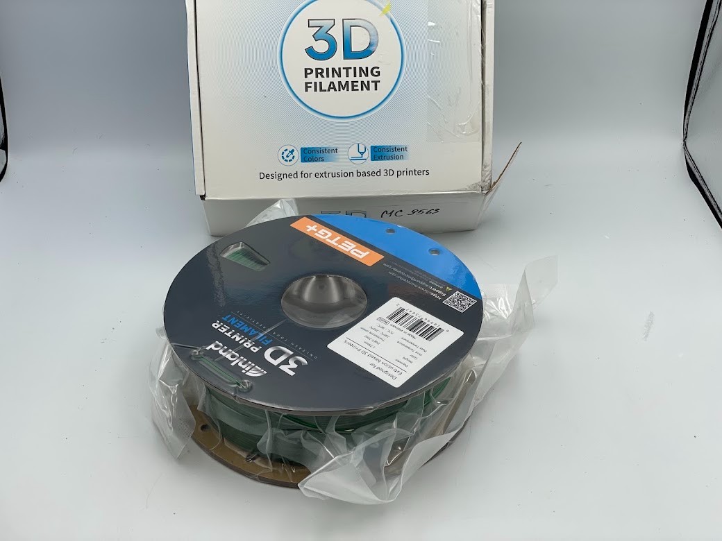 Inland 1.75mm PETG+ 3D Printer Filament - 1kg (2.2 lbs) Spool -Translucent Green