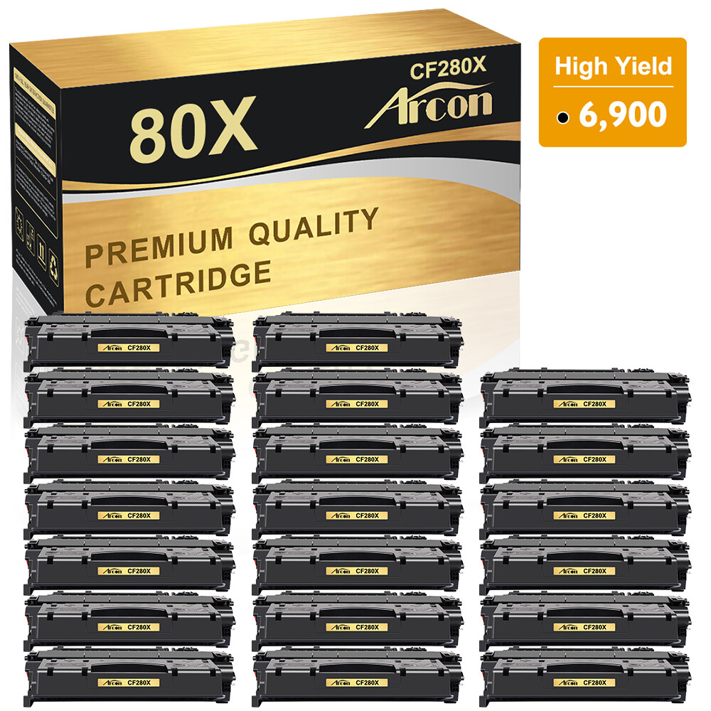 20-PK CF280X High Yield Toner Cartridge For HP LaserJet Pro 400 M425dn P2035