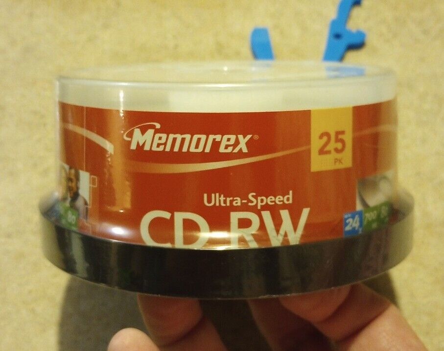 Memorex Ultra High Speed CD-RW 25pk (New/Sealed)