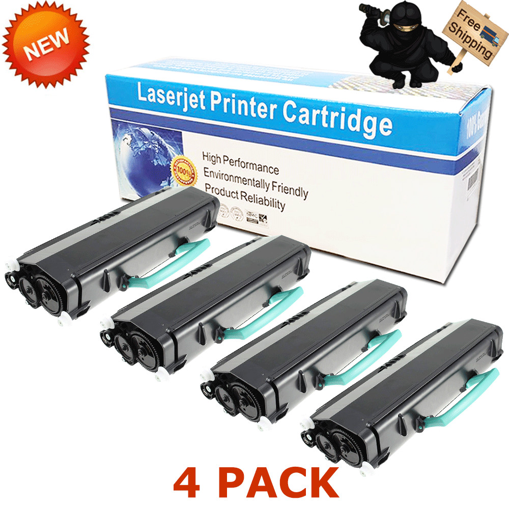 4 PK E360H11A Toner For Lexmark e360dn e460dn e462dtn e260d 9K Pages OEM Quality