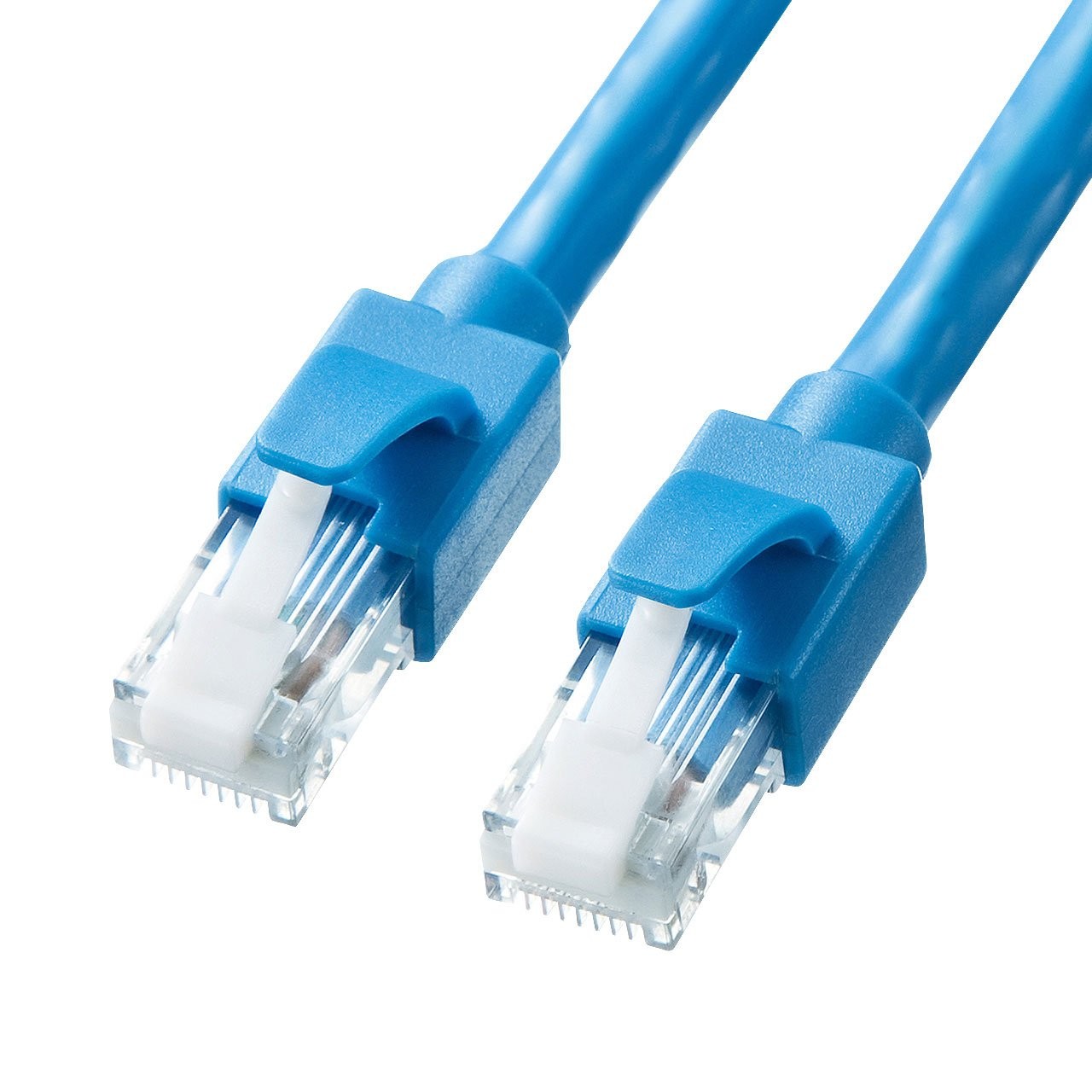 Sanwa Supply CAT6A LAN Cable 5m Blue KB-T6ATS-05BL