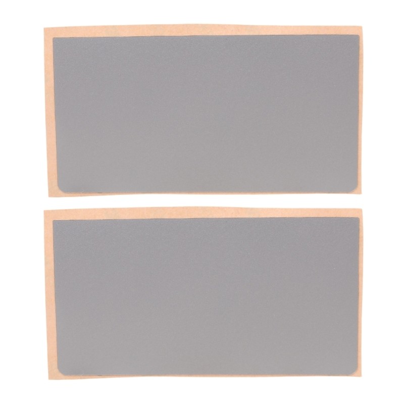 2 Pcs Silver Touchpad Stickers PVC Materials For Laptop Replacement Upgrade