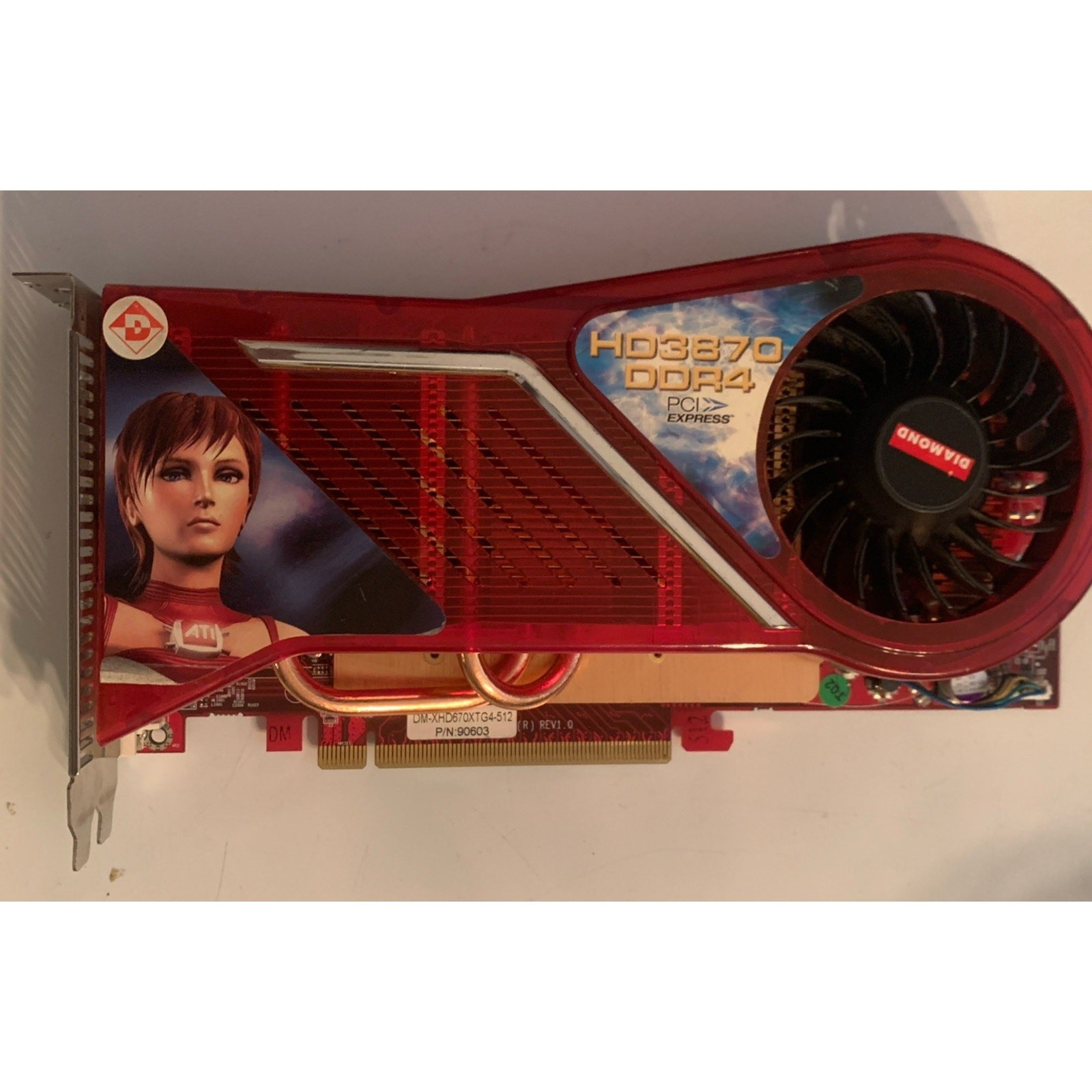 Diamond ATI Radeon HD 3870 512MB GDDR4 PCIe Video Graphics Card GPU