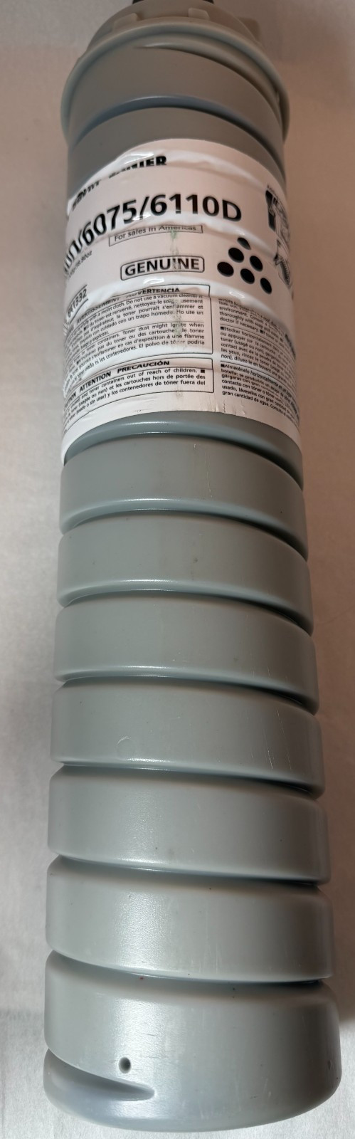 Ricoh 841332 type 6110D 6075 Black Toner Cartridge - Open Box