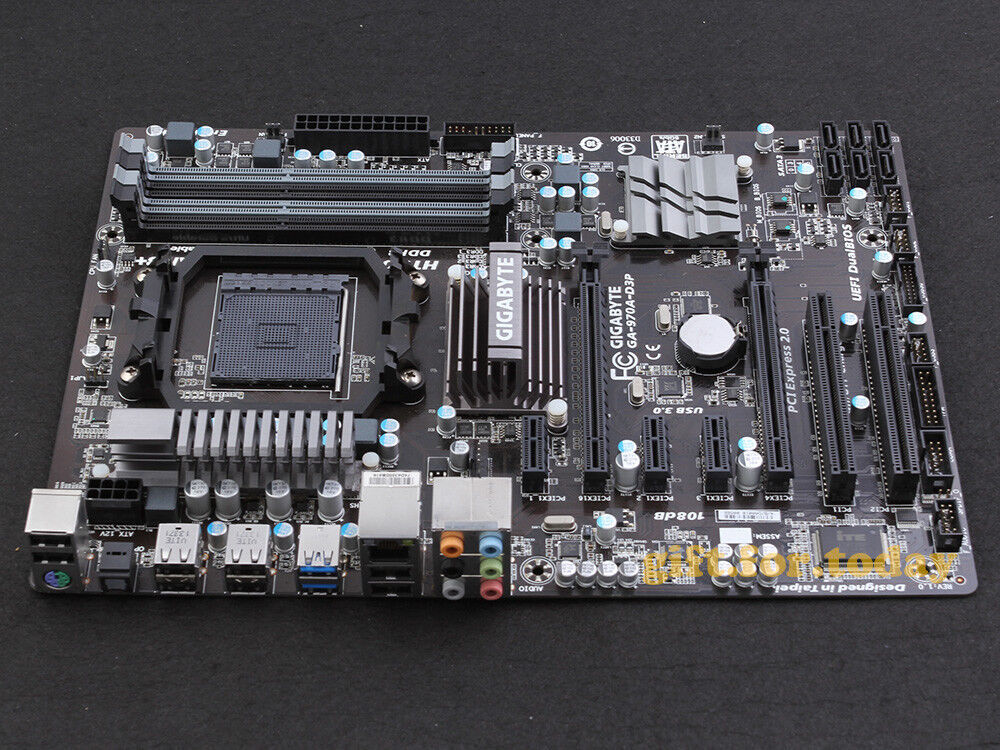 Original Gigabyte GA-970A-D3P AMD 970 Motherboard Socket AM3+/AM3 DDR3 ATX