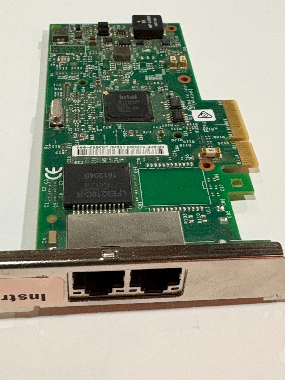 Lenovo 03T8759 Intel I350-T2 Dual Port Gigabit 1GbE PCIe Netwrk Adapter Untested