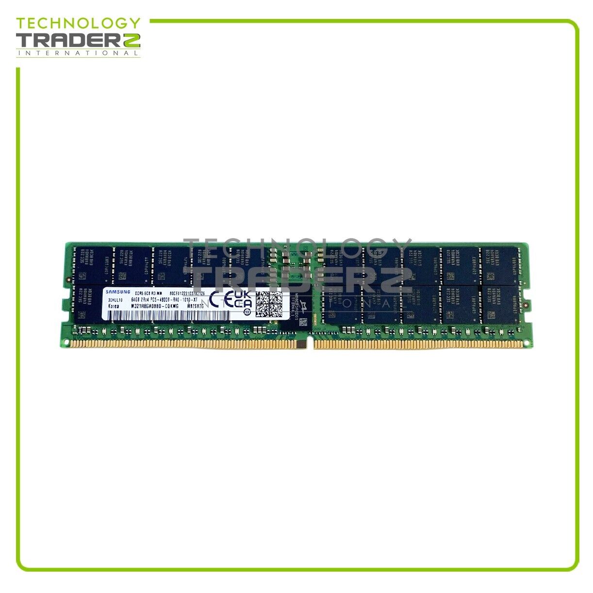M321R8GA0BB0-CQK Samsung 64GB PC5-38400 DDR5-4800MHz ECC REG Dual Rank Memory