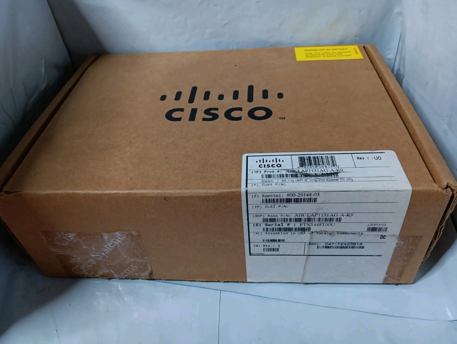Cisco AIR-LAP1131AG-A-K9 Aironet 1131AG Wireless Access Point 