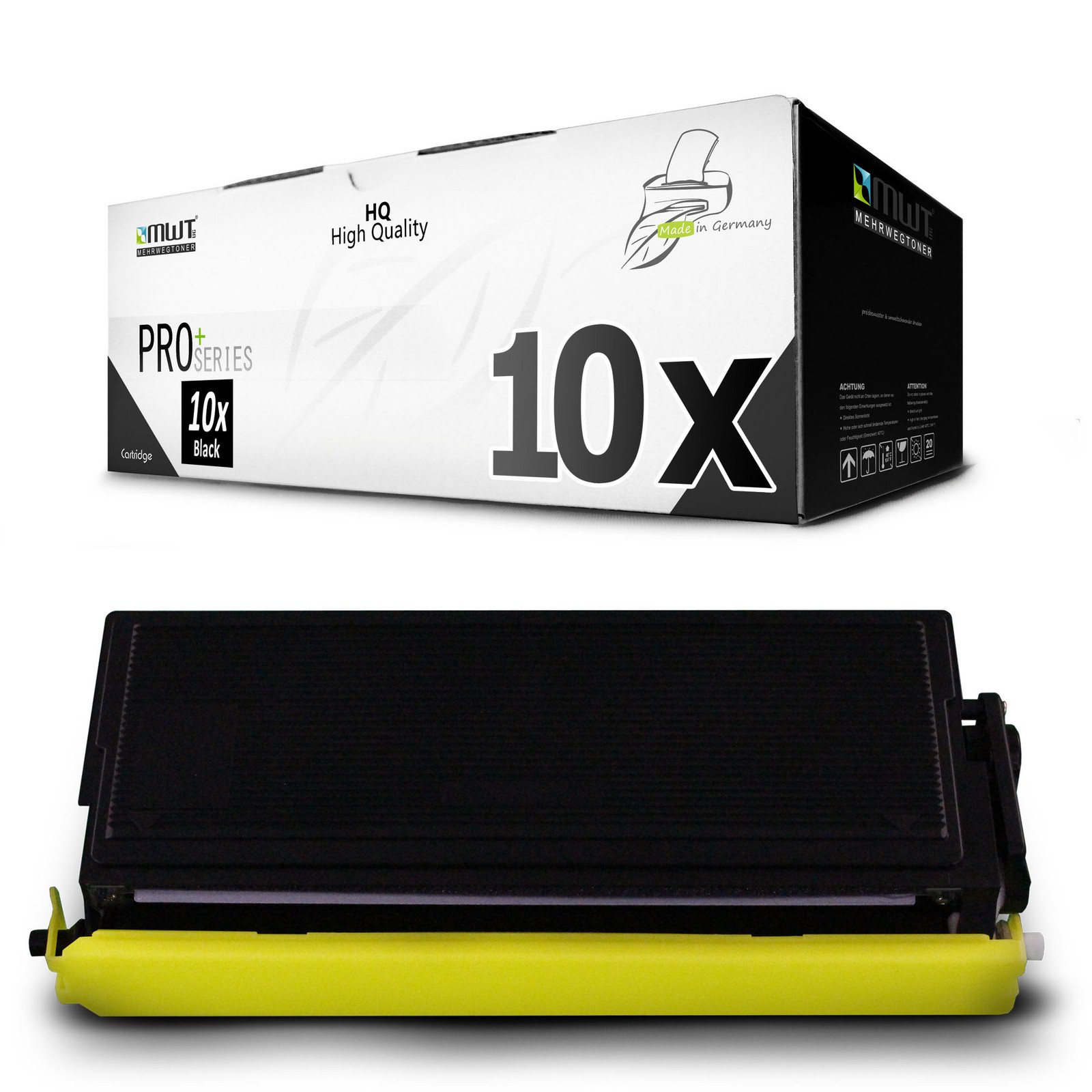 10x MWT PRO Cartridge Compatible With Brother Intellifax 4100 Black Toner