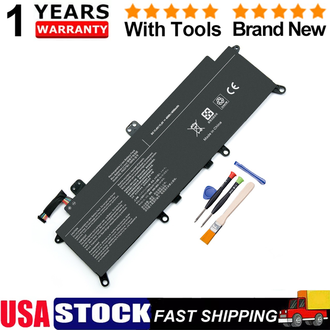PA5278U-1BRS Battery For Toshiba Tecra X40 X40-F X40-D X40-E Portege X30 X30-D