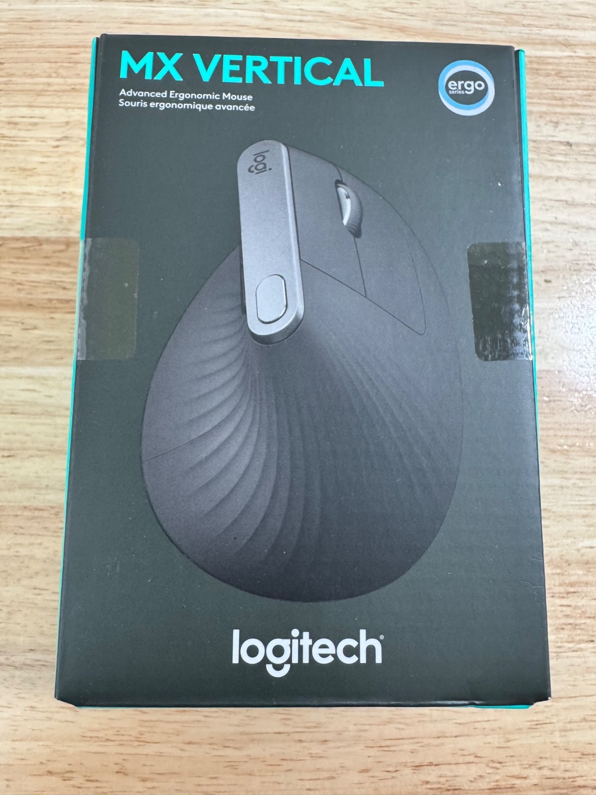 Logitech Advanced MX Vertical Wireless Mouse Ergonomic Rechargeable Graphite