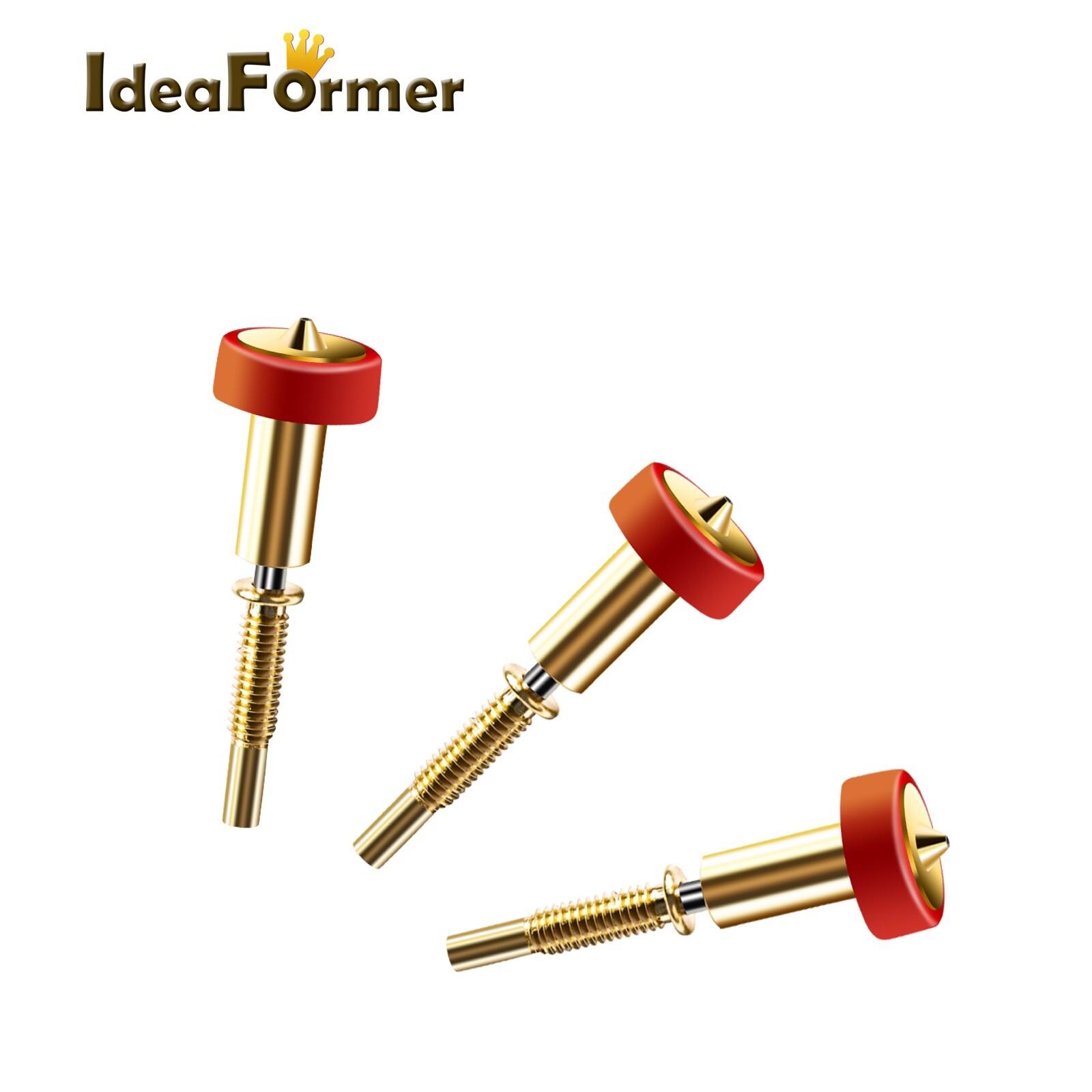For E3D Revo Hot end Brass Titanium nozzle Printer Accessories 0.4mm