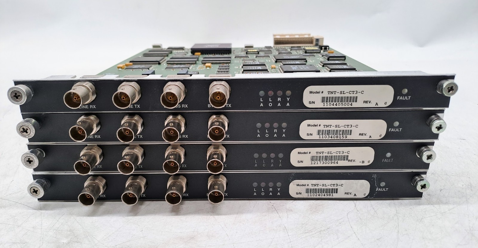Lot of 4 Lucent Technologies TNT-SL-CT3-C Max TNT channelized DS3 interface card