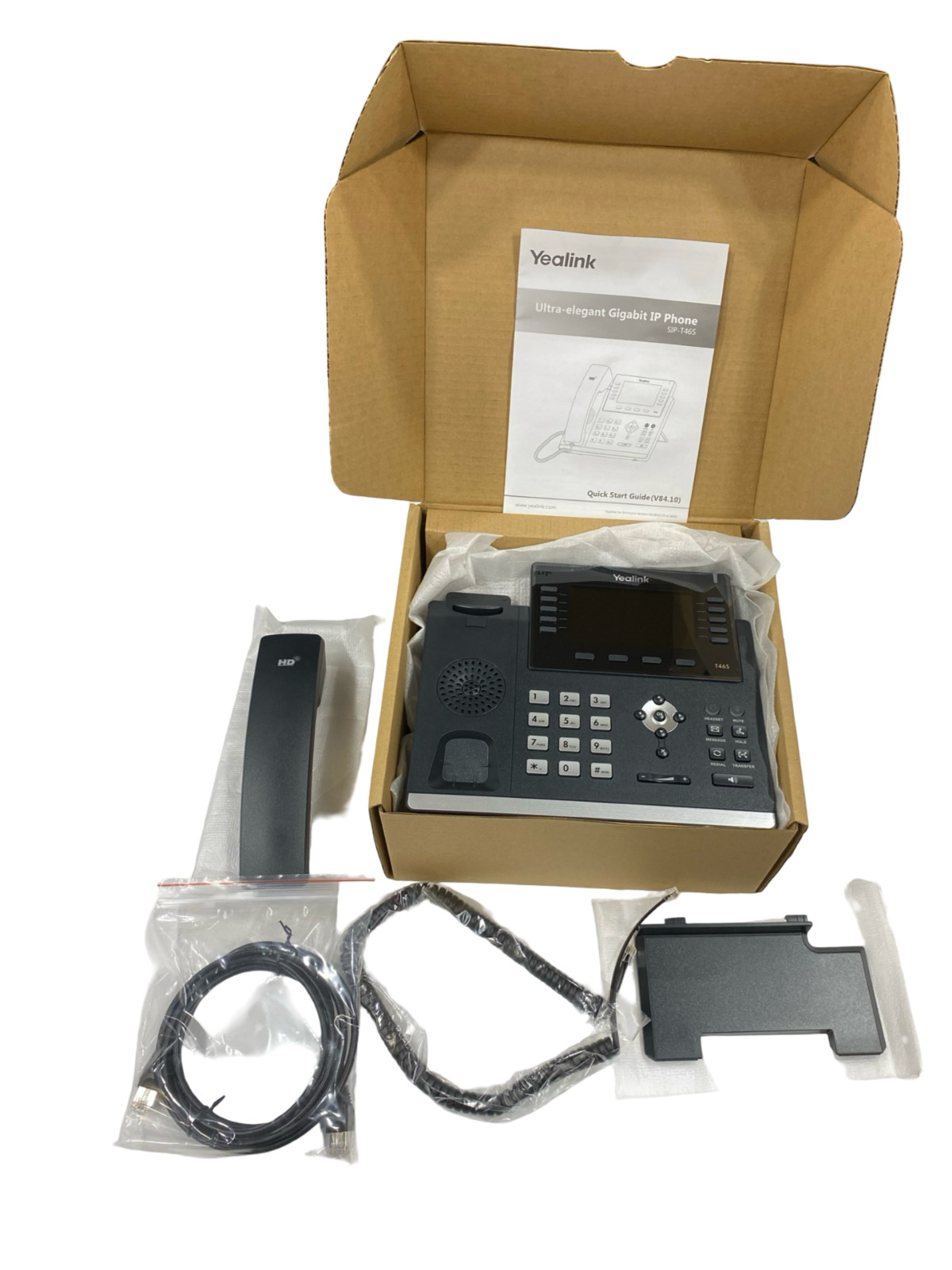NEW OPEN BOX  Yealink SIP-T46S Ultra-Elegant Gigabit IP Phone (Black) #30