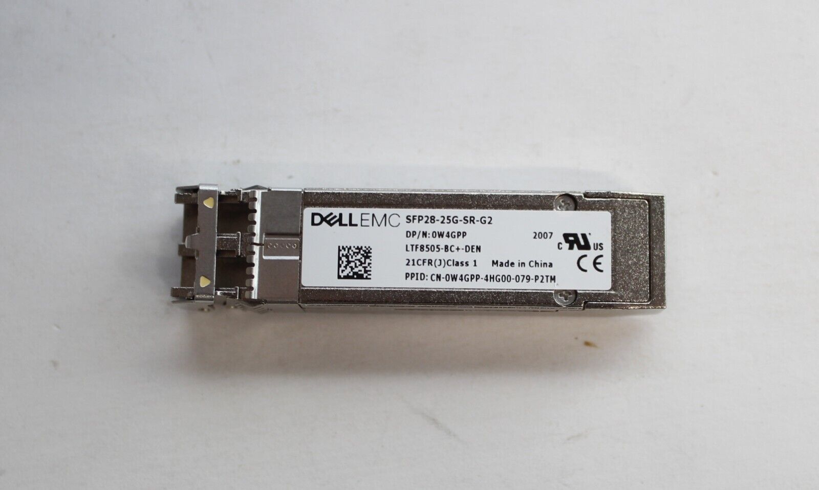 Dell EMC SFP 25GB SFP28-25G-SR-G2 LTF8505-BC+-DEN Optical Transciever W4GPP