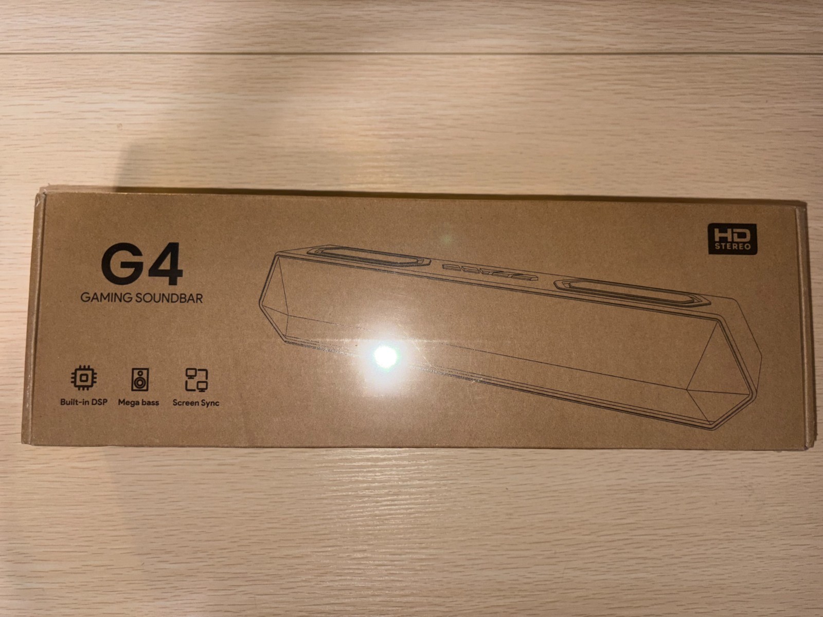 Deeyaple G4C 40W RGB Gaming Soundbar Bluetooth 5.3 USB PC Speaker Black