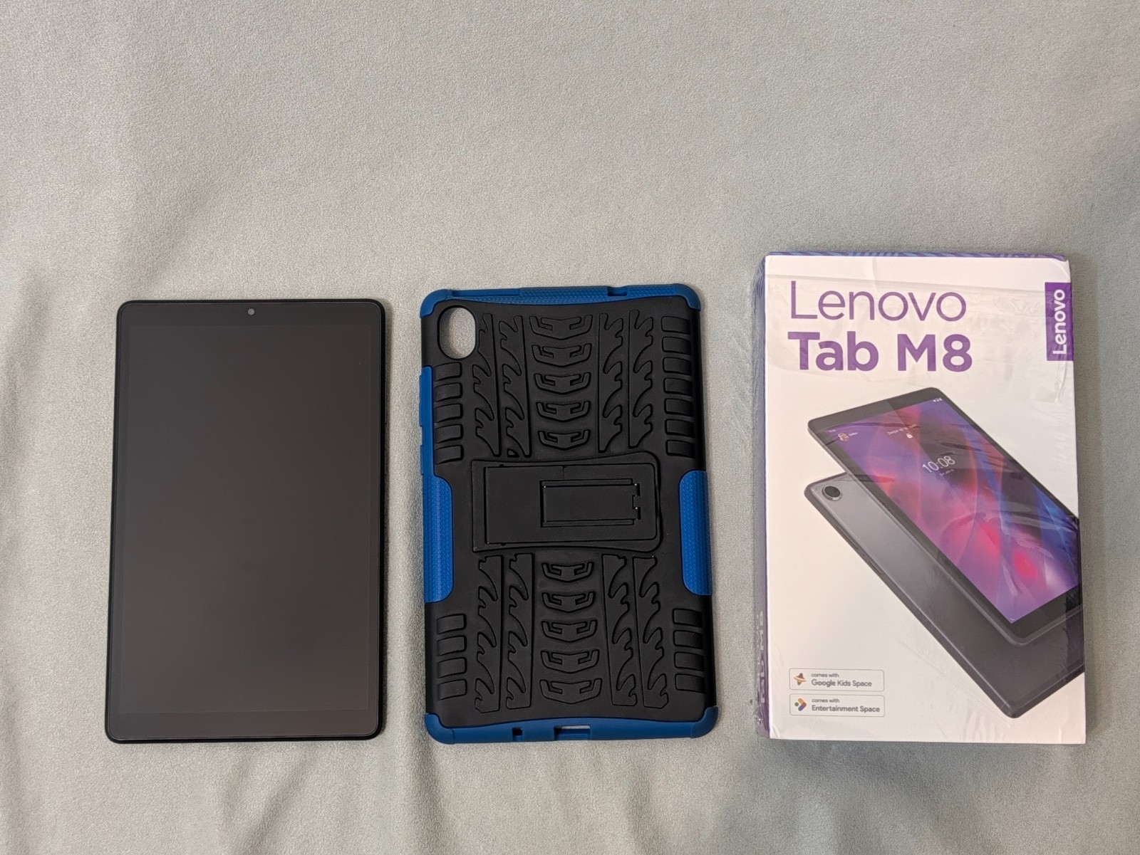 Lenovo Tab M8 3rd Gen 8" 32GB Iron Grey Android Tablet TB-8506F Box Case Bundle