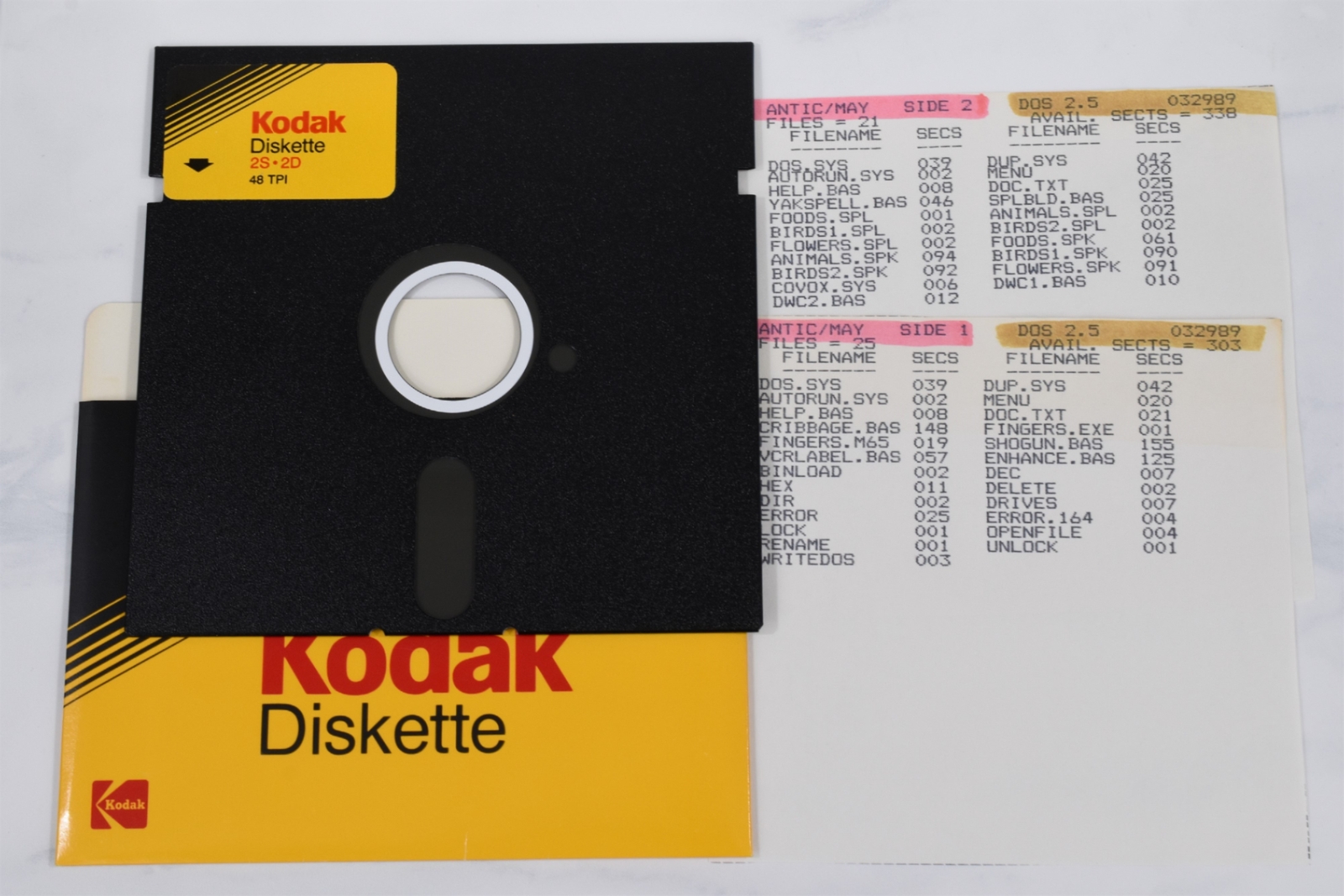 Vtg Kodak Computer Floppy Disk-Collectible, Untested, As-Is (Antic Mag, May 89)