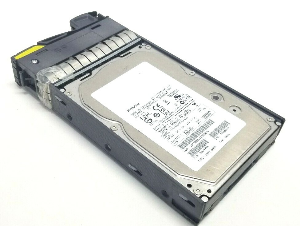 NetApp Hitachi HUS156045VLF400 450GB 15K 0B24498 Fiber Channel Drive HDD W/ TRAY