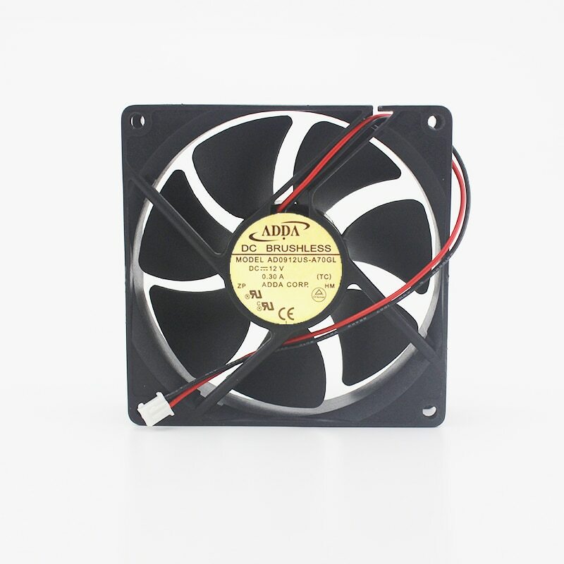 ADDA  AD0912US-A70GL 12V DC ULTRA SPEED 92 mm x 92mm x 25mm Quiet Brushless FAN
