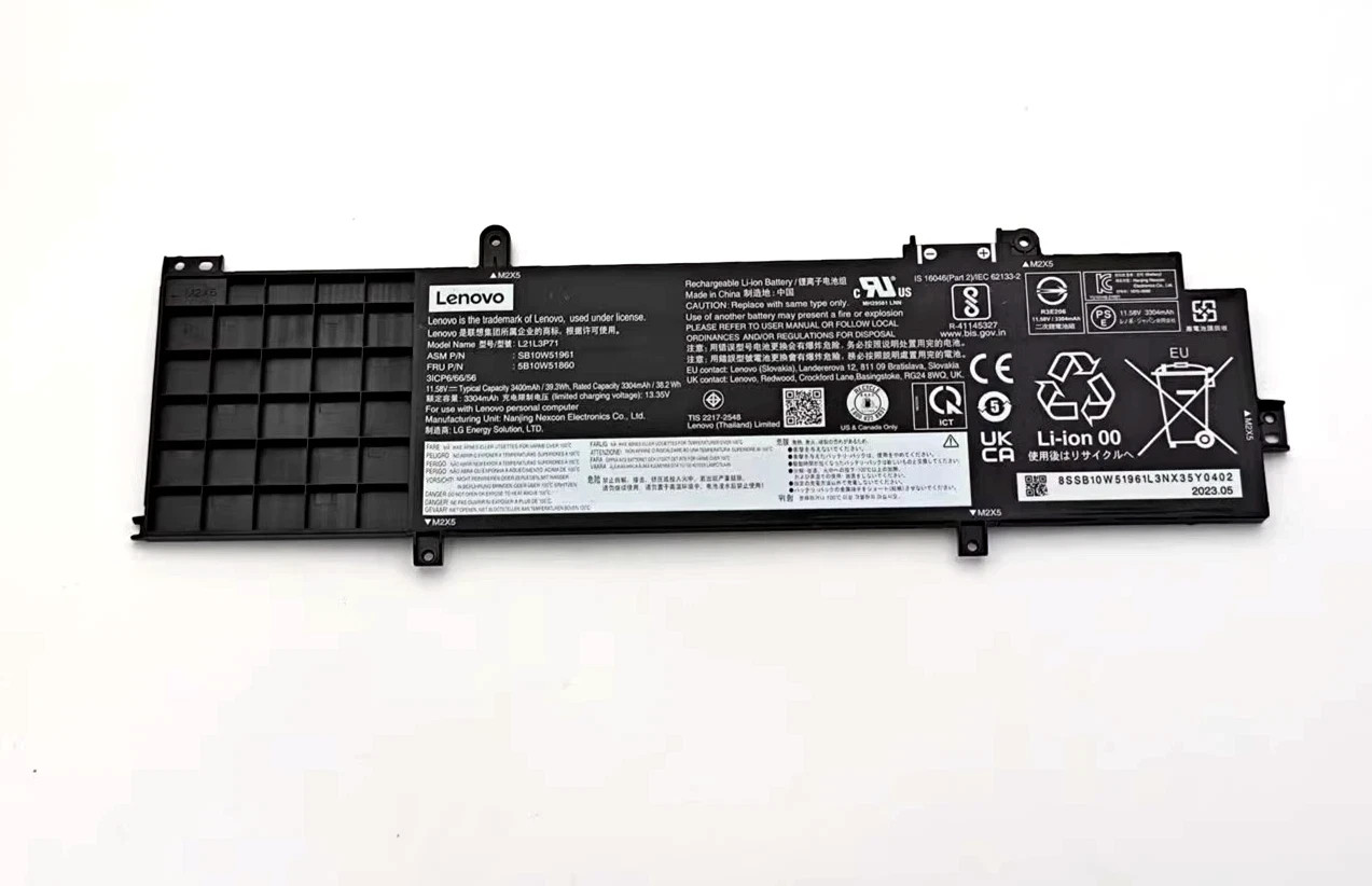 OEM Genuine L21L3P71 Battery For Lenovo ThinkPad T14 Gen 3 T14 Gen 4 P14s Gen 3