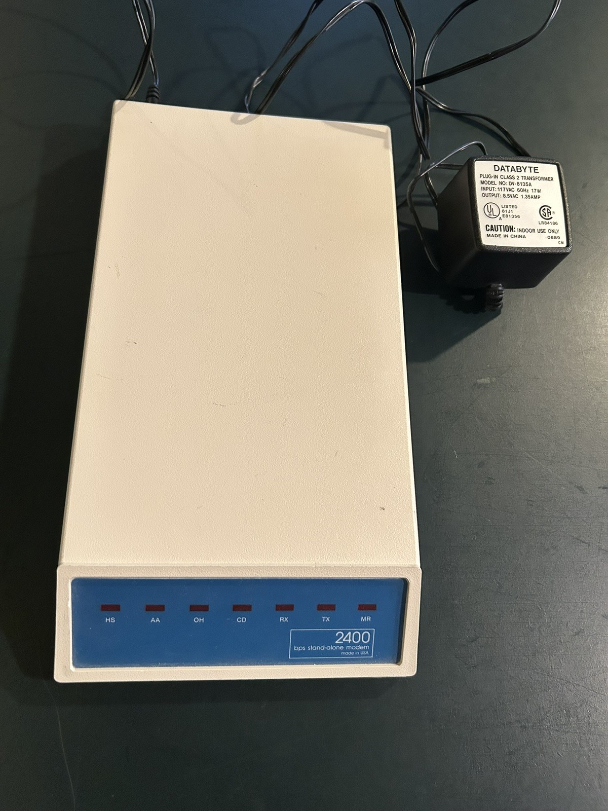 Modem - 2400 baud - RS-232 Made  in the USA