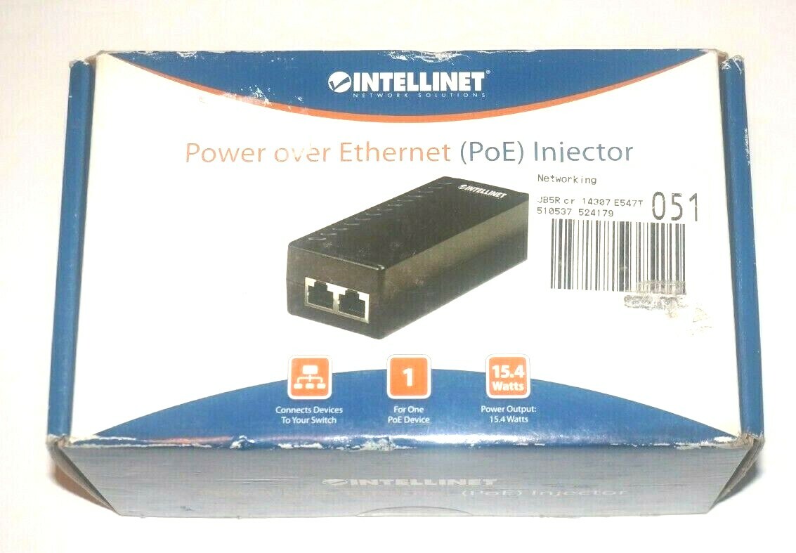 Intellinet Network Solutions Power Over Ethernet (PoE) Injector Model: 524179