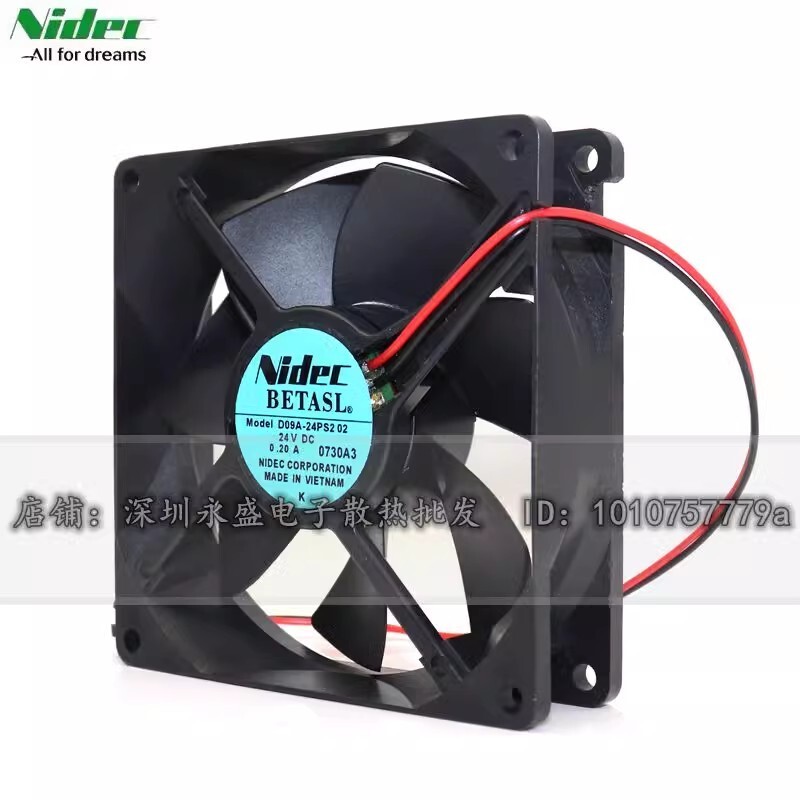 Nidec D09A-24PS2 02 24V 0.14A 9CM 9025 Inverter Cooling Fan