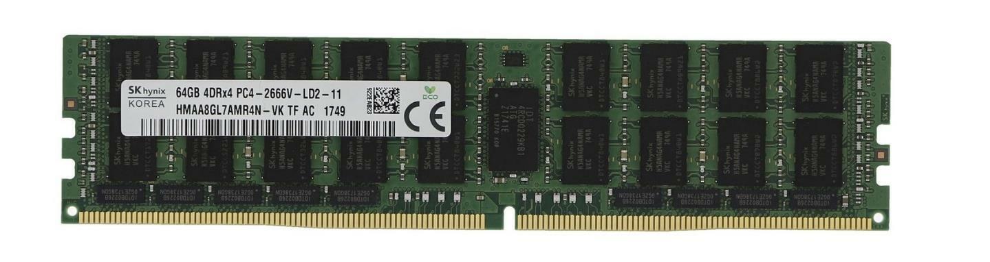 Dell 64GB PC4-2666V DDR4 ECC Server RAM Memory 4JMGM R640 R740 R740XD ++