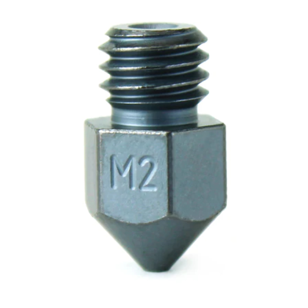 Micro Swiss M2 Hardened High Speed Steel Nozzle - MK8 (CR10 / Ender / Tornado /