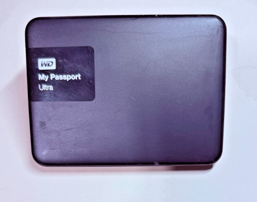 WD My Passport Ultra 500G USB 3.0 External HDD Black PC/Mac USB-Powered