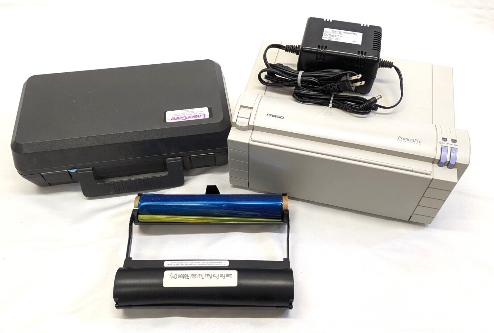 Rare Vintage 1994 Fargo Primera Pro Thermal Transfer Printer for 90s PC Systems