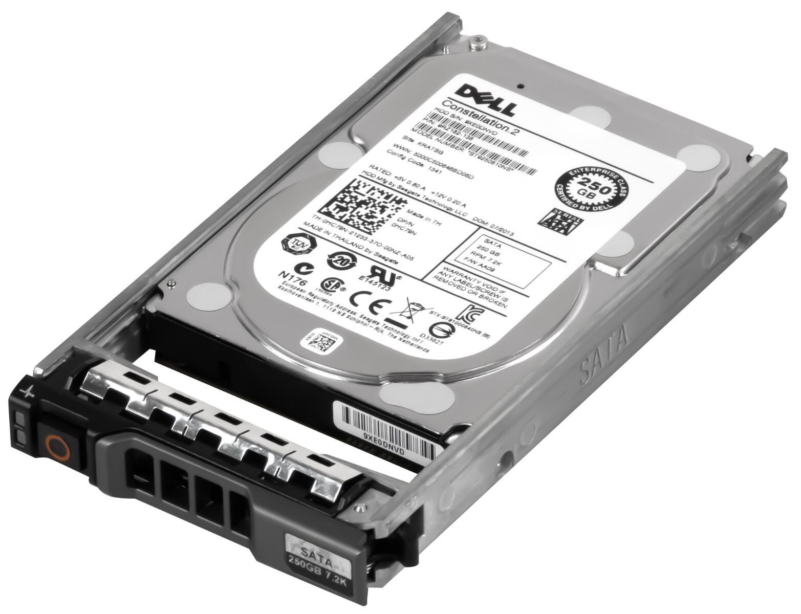 HARD DRIVE DELL 0HC79N 250GB ST9250610NS 7200RPM 64MB SATA 2.5''
