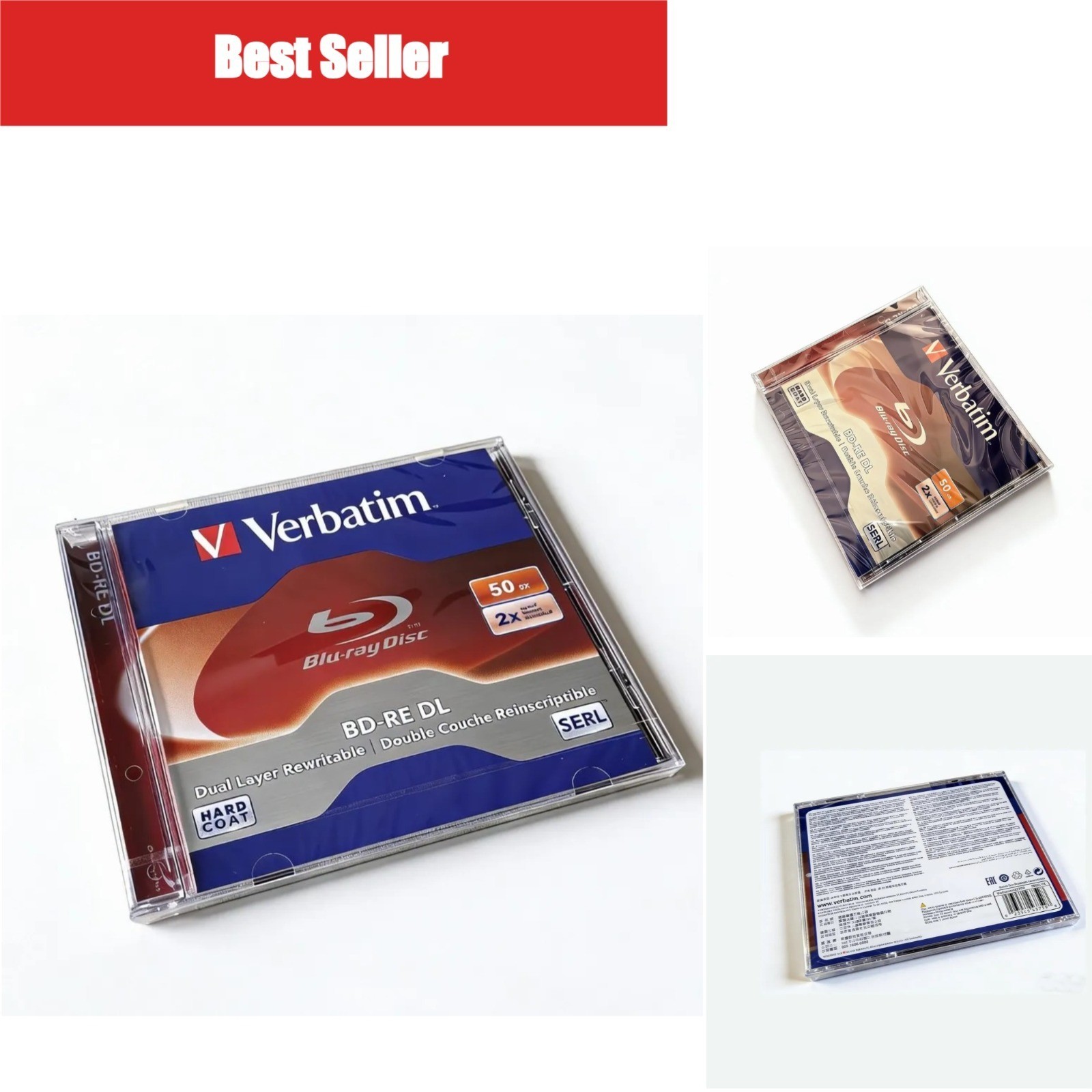 Verbatim Blu-ray BD-RE DL 50GB 2x Rewritable Dual Layer Blank Disc