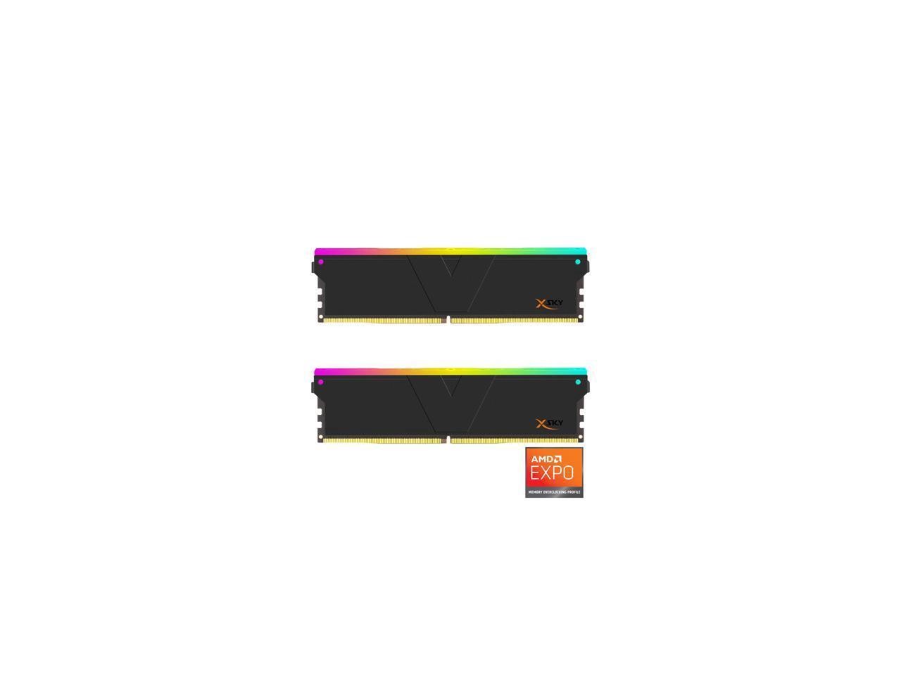 V-COLOR Manta XSky DDR5 32GB (2x16GB) 6400MHz CL32 1.4V SK Hynix IC RGB Gaming D