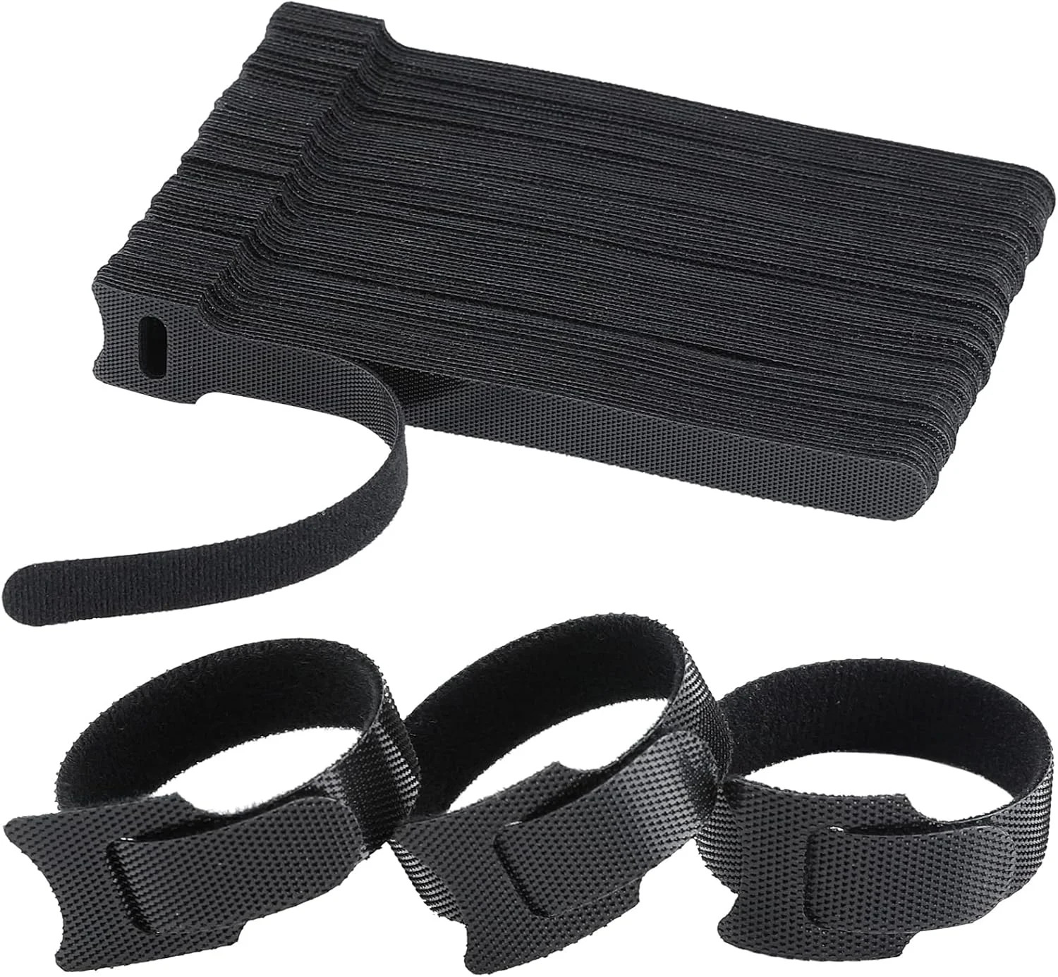 120PCS 6 Inch Reusable Cable Ties Wire Ties Cord Organizer Cable Organizer Adjus